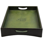 The Masters Tournament Green Leather Logo Placemat/Serving Tray