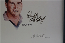 Payne, Mickelson & others Signed Ltd Ed 1996 Dayton's Challenge Timber Lodge Poster #21/25 - Framed JSA ALOA