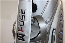 Tiger Woods Official FUSE Science Logo Full Size Golf Bag Red/Blue Lining - Excellent Condition