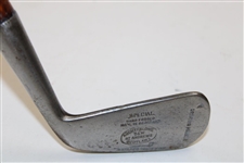 Tom Stewart Auchterlonie D&W Driving Mashie with D&W Auchterlonie Shaft Stamp 
