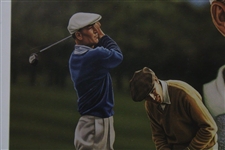 Ben Hogan Signed Ltd Edition Artist Signed Zuniga Print #84 - Framed JSA ALOA