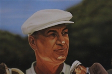 Ben Hogan Signed Ltd Edition Artist Signed Zuniga Print #84 - Framed JSA ALOA