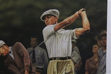 Ben Hogan Signed Ltd Edition Artist Signed Zuniga Print #84 - Framed JSA ALOA