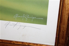 Ben Hogan Signed Ltd Edition Artist Signed Zuniga Print #84 - Framed JSA ALOA