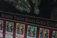 2000 The President's Cup at Robert Trent Jones Golf Club w/Tickets Display - Framed