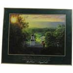 Fred Couples Signed 1990 PGA Championship at Shoal Creek Daniel A. Moore Poster - Framed JSA ALOA
