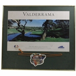1997 Ryder Cup at Valderrama Ltd Ed Poster #412/500 w/Ticket Signed by Photographer - Framed