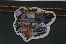 1997 Ryder Cup at Valderrama Ltd Ed Poster #412/500 w/Ticket Signed by Photographer - Framed