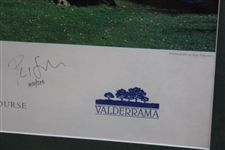 1997 Ryder Cup at Valderrama Ltd Ed Poster #412/500 w/Ticket Signed by Photographer - Framed