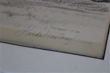 Mark Calcavecchia Signed 1989 The OPEN Championship at Royal Troon Hartough Print - Matted JSA ALOA
