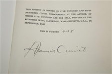 Francis Ouimet Signed 1932 'A Game Of Golf' Ltd Ed Book - #438/550 JSA ALOA