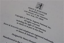 1999 Deluxe Augusta National Golf Club 'The Making of The Masters' Book by David Owen