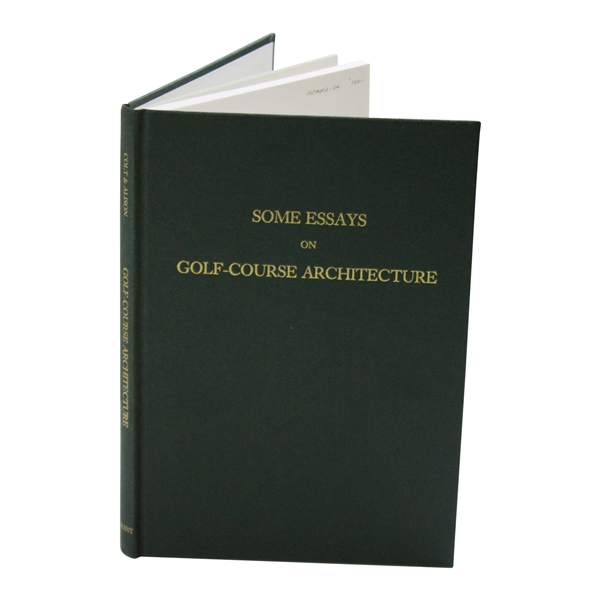 Some Essays on Golf Architecture Signed Numbered Ltd Ed Book #139/700 by Colt & Alison
