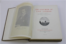 1896 The Golf Book of East Lothian by John Kerr Ltd Ed #303/500 Signed by John Kerr