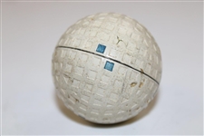 1909 St. Mungo Mfg. Co. Line Colonel Mesh Pattern Golf Ball