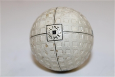 1909 St. Mungo Mfg. Co. Line Colonel Mesh Pattern Golf Ball