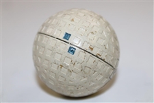 1909 St. Mungo Mfg. Co. Line Colonel Mesh Pattern Golf Ball