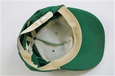 Classic Augusta National Golf Club Green Caddy Rope Hat