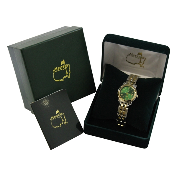 2001 Masters Tournament Ltd Ed Ladies Watch #001/1000 in Original Case w/Card - #1!