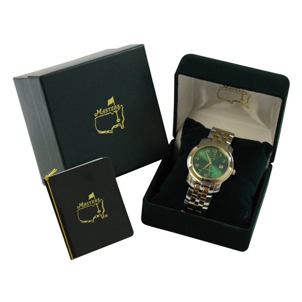 2001 Masters Tournament Ltd Ed Mens Watch #001/1000 in Original Case w/Card - #1!