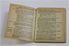 1931 Spalding Athletic Library Golf Guide w/Rare Rules Insert - Bobby Jones Grand Slam Coverage!