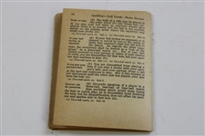 1931 Spalding Athletic Library Golf Guide w/Rare Rules Insert - Bobby Jones Grand Slam Coverage!