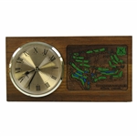 The Stanwich Club (Greenwich, CT) Classic Course Map Wooden Desk Clock