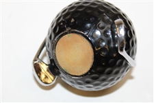 Circa 1960’s Golf Ball Themed Desk Lighter with Two Clubs