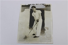 Five (5) Original Wire Photos of Pat Abbott - 1936-1942