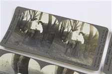 Six (6) Humorous Golf Romance Story Keystone Stereoscope Photos