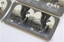 Six (6) Humorous Golf Romance Story Keystone Stereoscope Photos