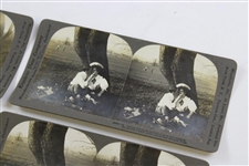 Six (6) Humorous Golf Romance Story Keystone Stereoscope Photos