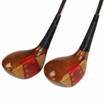 Arnold Palmers Personal Gifted c.1984 MacGregor W693 4 & 5 Woods to Caddy Royce Nielson