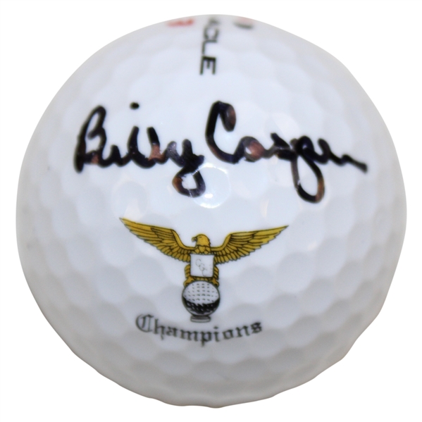 Billy Casper Signed CGC Champions Logo Pinnacle Golf Ball PSA #Z63778