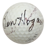 1950 Major Champs Ben Hogan & Chandler Harper Multi-Signed 'Grand Slam' Ball JSA ALOA