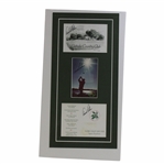 Arnold Palmer Signed Latrobe, Laurel Valley & Bay Hill Scorecards Display - Framed JSA ALOA