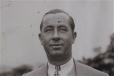 Walter Hagen Signed Original 16x20 George Pietzcker Photo JSA FULL #YY72950