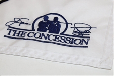 Collin Morikawa Signed 2021 World Golf Championship Embroidered Flag JSA ALOA