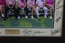 Nicklaus, Player, Kite & Thirteen (13) others Signed 2022 Insperity Inv. Photo - Framed JSA ALOA