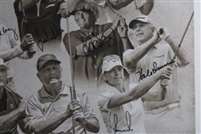 Nicklaus, Player, Kite & Thirteen (13) others Signed 2022 Insperity Inv. Poster - Matted JSA ALOA