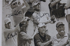 Nicklaus, Player, Kite & Thirteen (13) others Signed 2022 Insperity Inv. Poster - Matted JSA ALOA