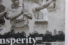 Nicklaus, Player, Kite & Thirteen (13) others Signed 2022 Insperity Inv. Poster - Matted JSA ALOA