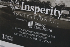 Nicklaus, Player, Kite & Thirteen (13) others Signed 2022 Insperity Inv. Poster - Matted JSA ALOA