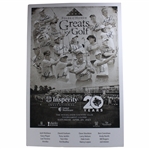 Nicklaus, Annika, Trevino & Thirteen (13) others Signed 2023 Insperity Inv. Poster - Matted JSA ALOA