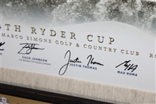 2023 US Ryder Cup Team Past Captains Gifted Canvas to Paul Azinger - Framed