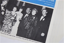 Bobby Locke's 1972 Personal Scrapbook Page w/ Letter from Mrs. George May on Reverse