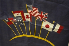 World Series of Golf Large Canvas Welcome Banner - Hung at Golf Course - NEC Sponsor 1984-1999
