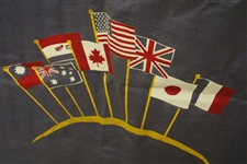 World Series of Golf Large Canvas Welcome Banner - Hung at Golf Course - NEC Sponsor 1984-1999