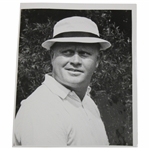 1965 Jack Nicklaus Close Bucket Hat Photo on Kodak Paper