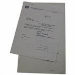 Ben Hogan Signed Sohio Petroleum Co. Contract JSA ALOA